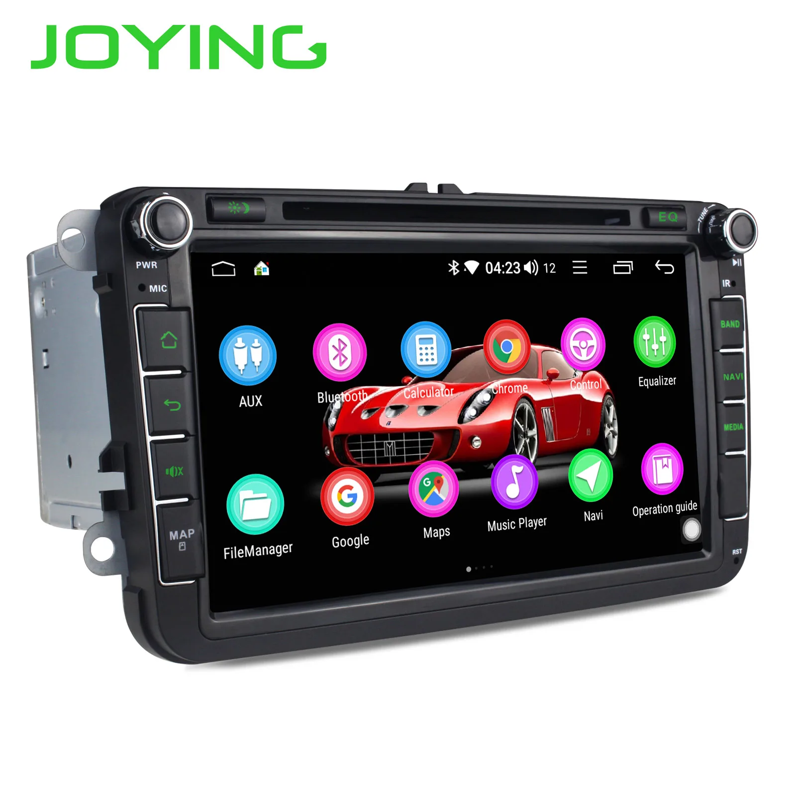 JOYING Восьмиядерный 32 Гб 8 дюймов Android Автомобильный Радио стерео с carplay для Skoda Rapid
