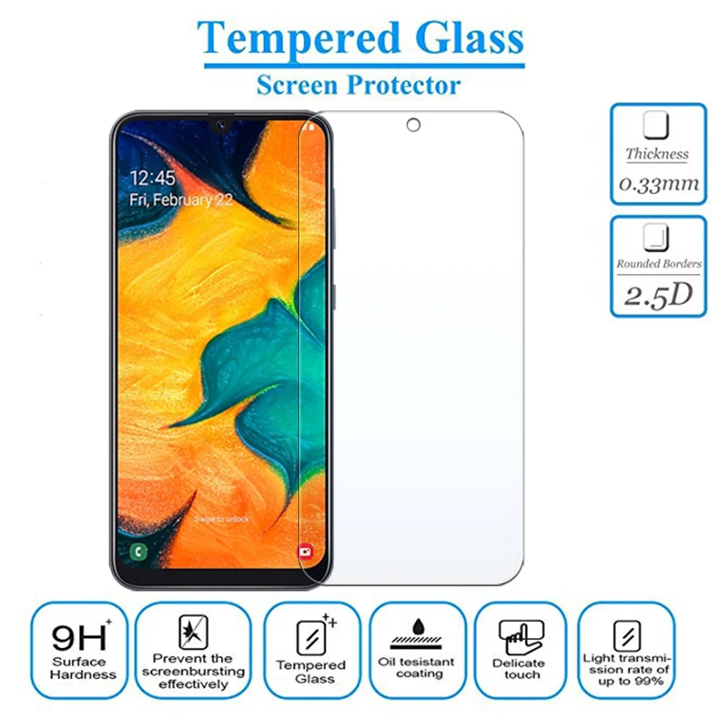 Защита экрана для samsung galaxy a50 защитное стекло a70 a30 закаленное samsun a 70 50 30 защитная