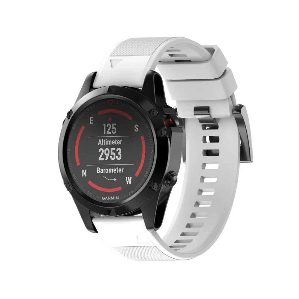OSRUI силиконовый ремешок для часов Garmin Fenix 5 Группа gps часы замена группы Silicagel