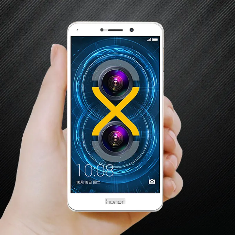 Легко установить закаленное стекло для Honor 6x Взрывозащищенная устойчивая к
