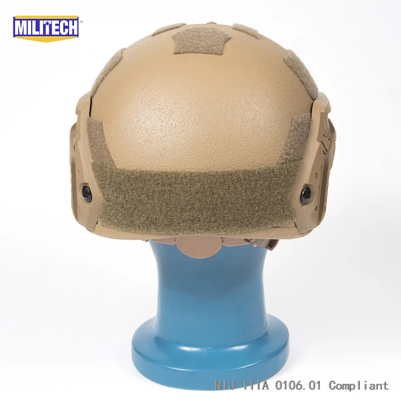 MILITECH Ballistic Helmet NIJ IIIA DEVGRU SEAL 1.3KG Lite CB Super High Cut Light Weight SWAT ISO Certified Bulletproof Helmet
