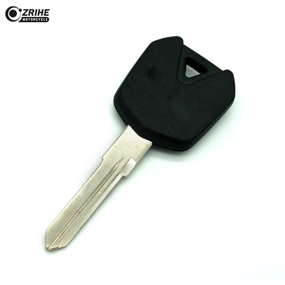 Черные новые гладкие ключи от мотоцикла эмбрион кольца неразрезанный брелок для