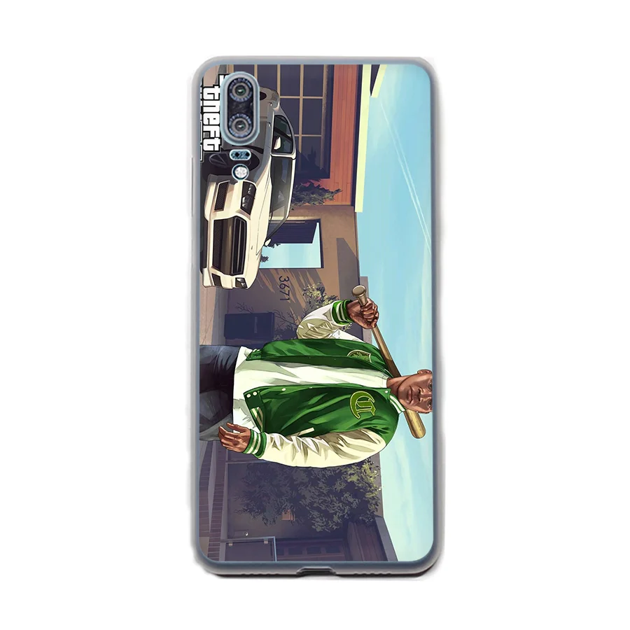Мягкий ТПУ чехол Rockstar Gta 5 Grand Theft Cover для huawei P30 P8 P9 P10 P20 Lite Pro 2015 2016 2017 P Smart | Мобильные