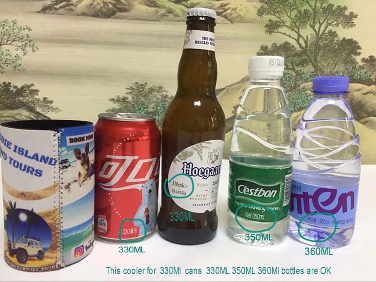 250 шт./лот кулер для бутылок из неопрена с логотипом клиента держатели винных