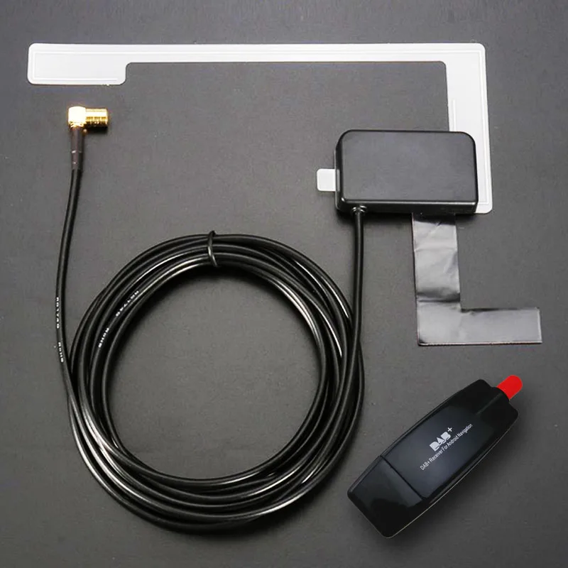 USB 2 0 Dongle DAB + цифровой радиоприемник антенна для Android-навигации Автомобильный