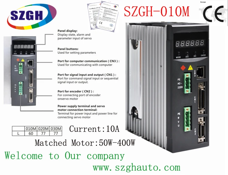 Лучшая цена SZGH 010M AC сервопривод|servo driver|ac servo driverac |