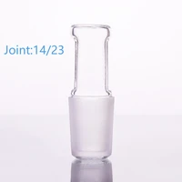 5pcs glass stopperglass hollow plugjoint 1423grinding flat plughollow plunger