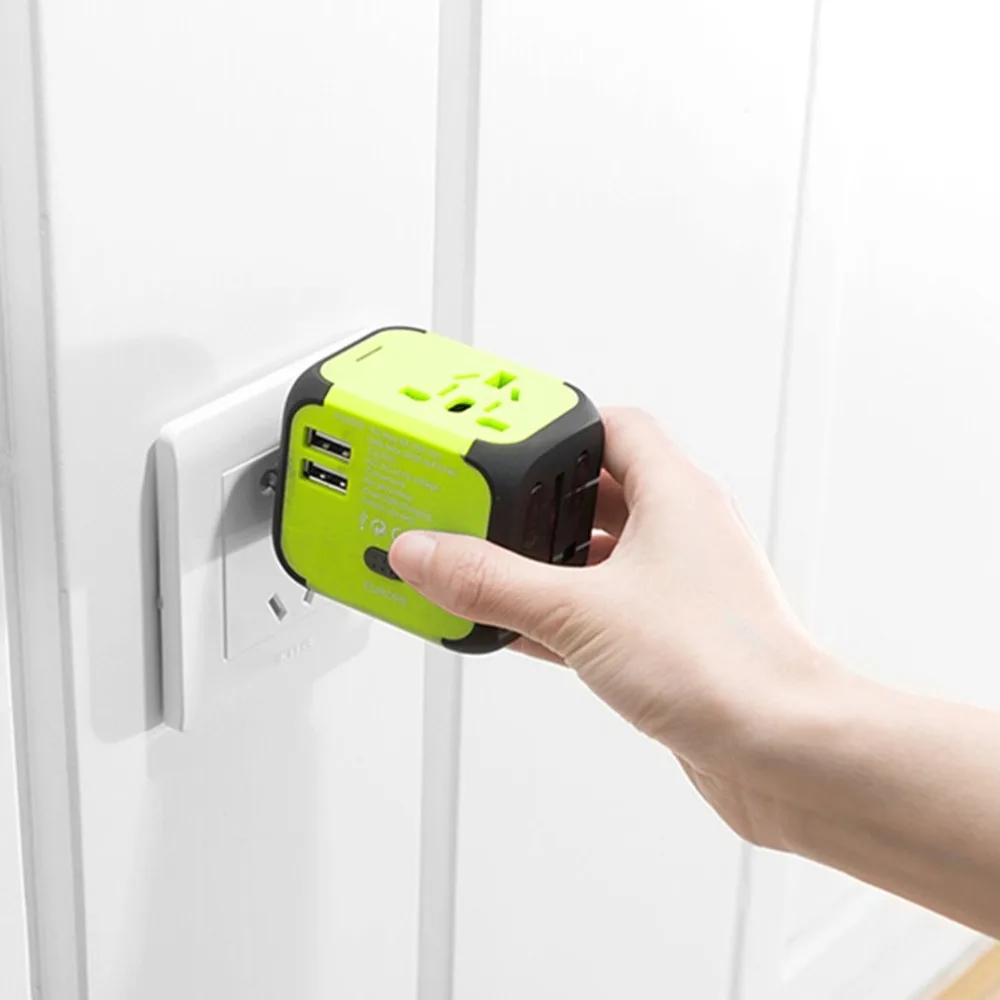 UK/EU/US/AU Plug Универсальный адаптер для путешествий по всему миру преобразователи