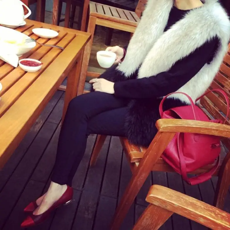 Женское пальто из искусственного меха colete feminino couro пушистая куртка женская