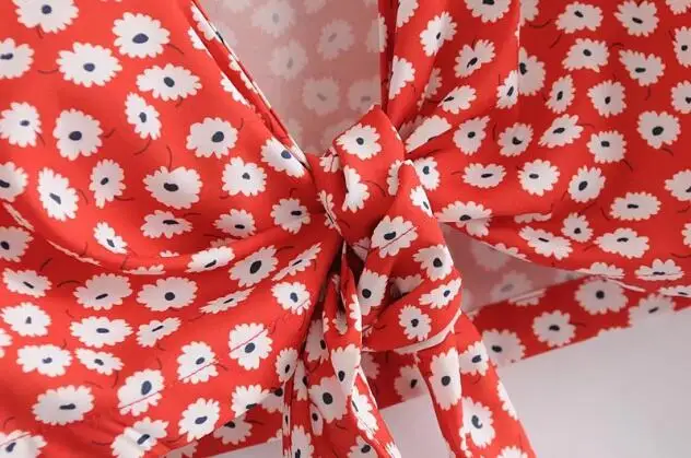 Пляжное кимоно с цветочным принтом в виде маргариток рубашка галстуком бабочкой