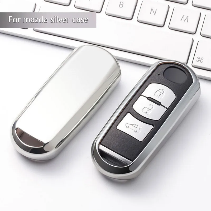 Новые Мягкие ТПУ стайлинга автомобилей ключ чехол для Mazda 2 3 6 CX 5 7 CX5 CX7 RX8 MX5 Demio 323 2017
