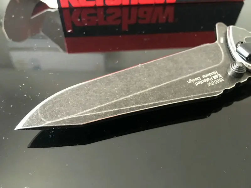 Trskt Kershaw 3880 Флиппер складной нож, 8cr13mov сталь камень мыть лезвие, G10 Ручка выживания кемпинг ножи Открытый Охота