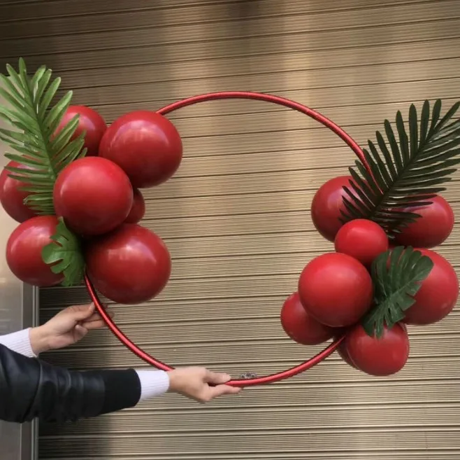 Цветной пластиковый круглый воздушный шар держатель для палочки украшение