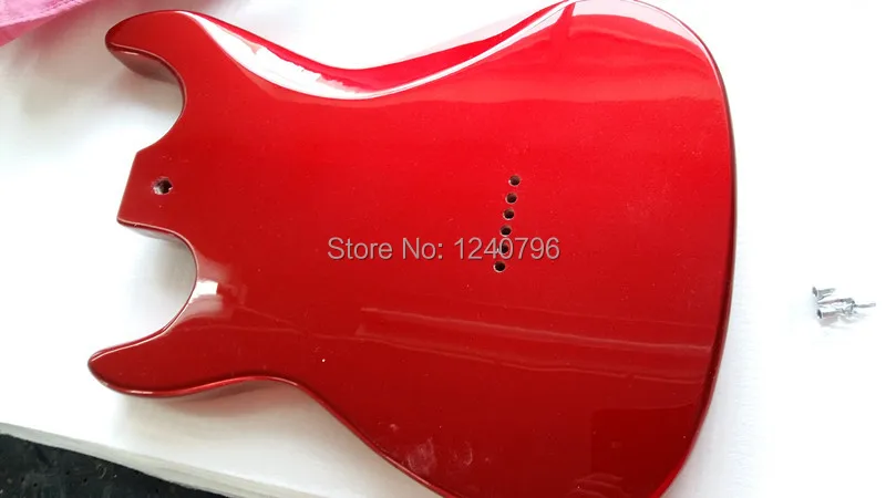 Бесплатная доставка Новая одноволновая электрогитара корпус из липы в красном