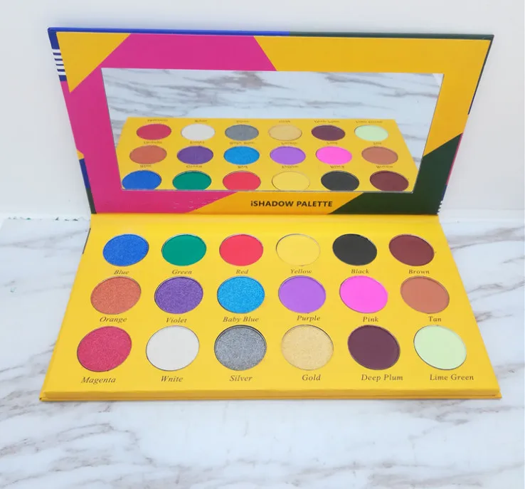 Beauty Glazed Charming makeup 18coloes eyeshadow box of crayons ishadow palette 1pcs Hot Sale