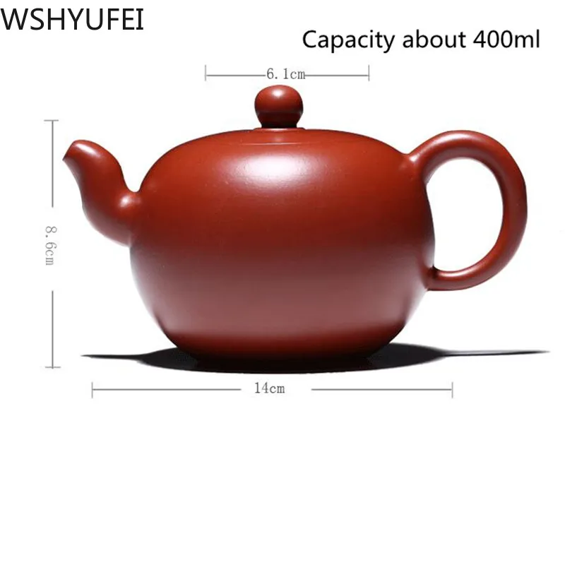 

Purple teapot 400ml Large capacity Xi Shi pot Master Lu Fangfang production Smooth water Drinking utensils WSHYUFEI