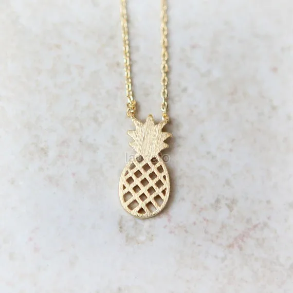 Ожерелья и подвески в виде ананаса ожерелье-чокер женское ожерелье с подвеской
