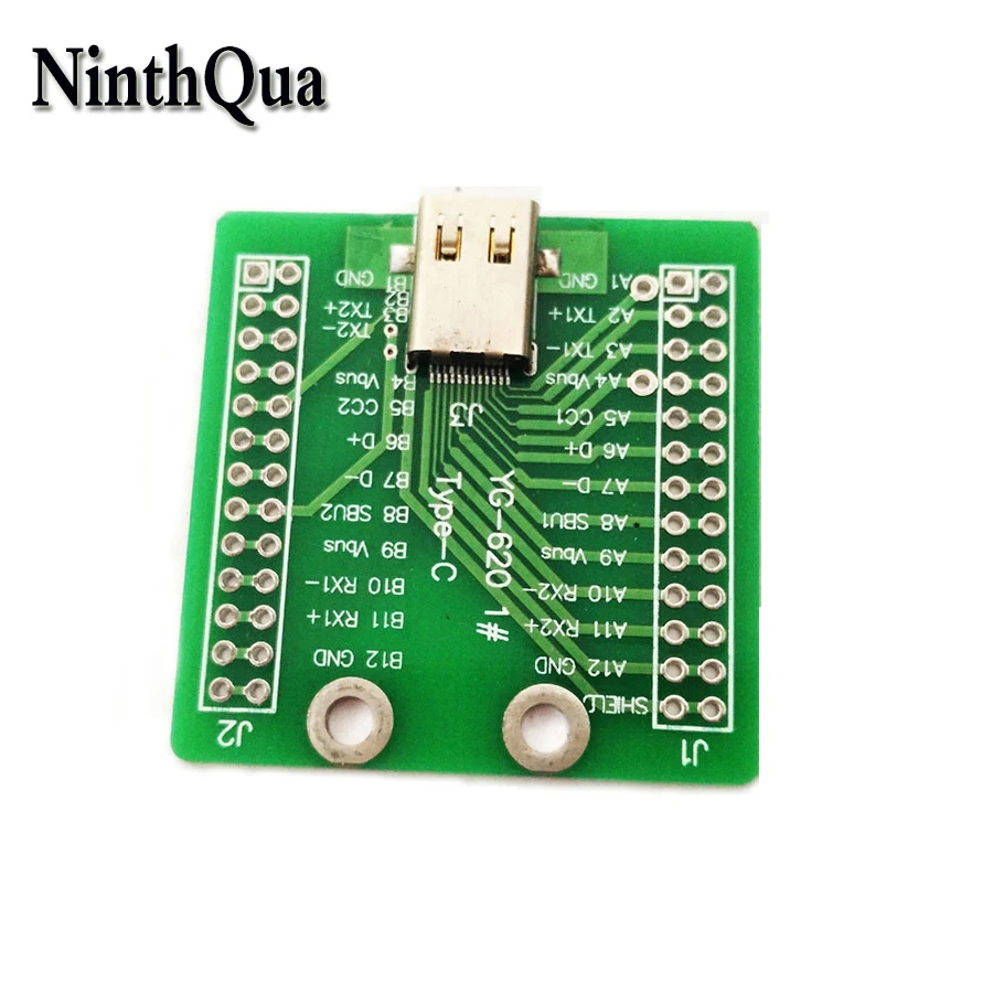 NinthQua 1 шт. 40 мм x USB 3 1/USB3.1 Тип C разъем гнездо тестовая плата с печатной
