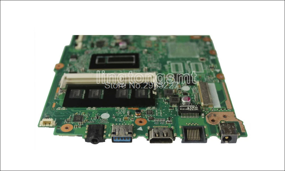 Отправить доска+ S301LA материнской REV2.0 2 г I7 cpu для ASUS S301L Q301 Q301LA Материнская плата ноутбука S301LA плата S301LA материнская плата