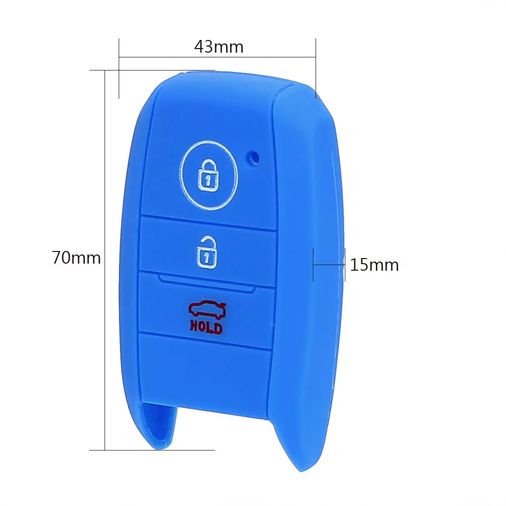 YOSOLO 3 ключа Замена Автомобильный чехол для ключей оболочка kia rio sportage 2014 ceed sorento cerato