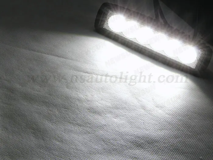 6 Inch 10-30v 18W White Flood beam LED Work Light Bar for Indicators Motorcycle Driving Offroad Boat Car Truck 4x4 SUV |