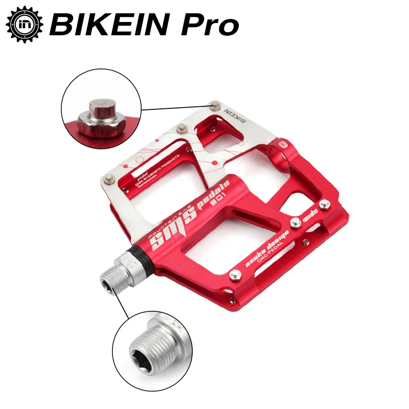 BIKEIN CNC Aluminun 9/16 &quot3 герметичные подшипники MTB BMX педали на платформе для горного