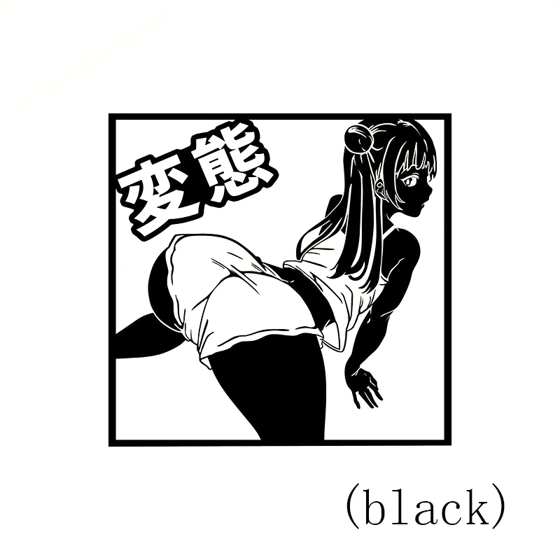 15*15.5cm Anime Sexy girl Car Sticker autocaravana motorhome accessories Funny pute Lewd Ecchi Vinyl Decal | Автомобили и