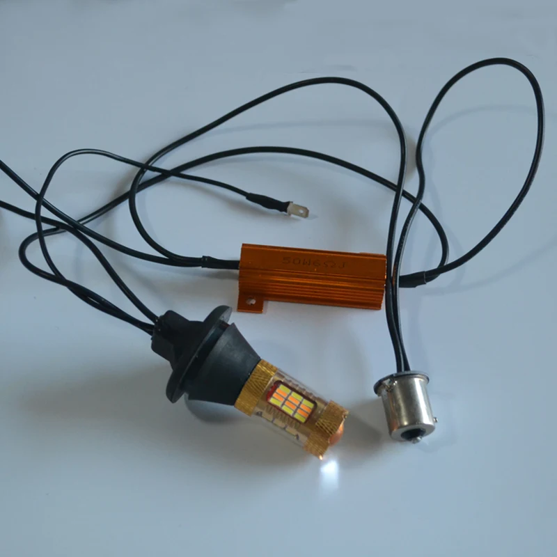 2 шт. Автомобильные светодиодные лампы 1156 BAU15S BA15S T20 7440 54SMD 4014 | Автомобили и