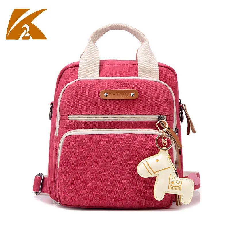 Multifunction women's shoulder bag mini backpack female rucksacks for girls travel women school bagpack woman canvas bags | Багаж и