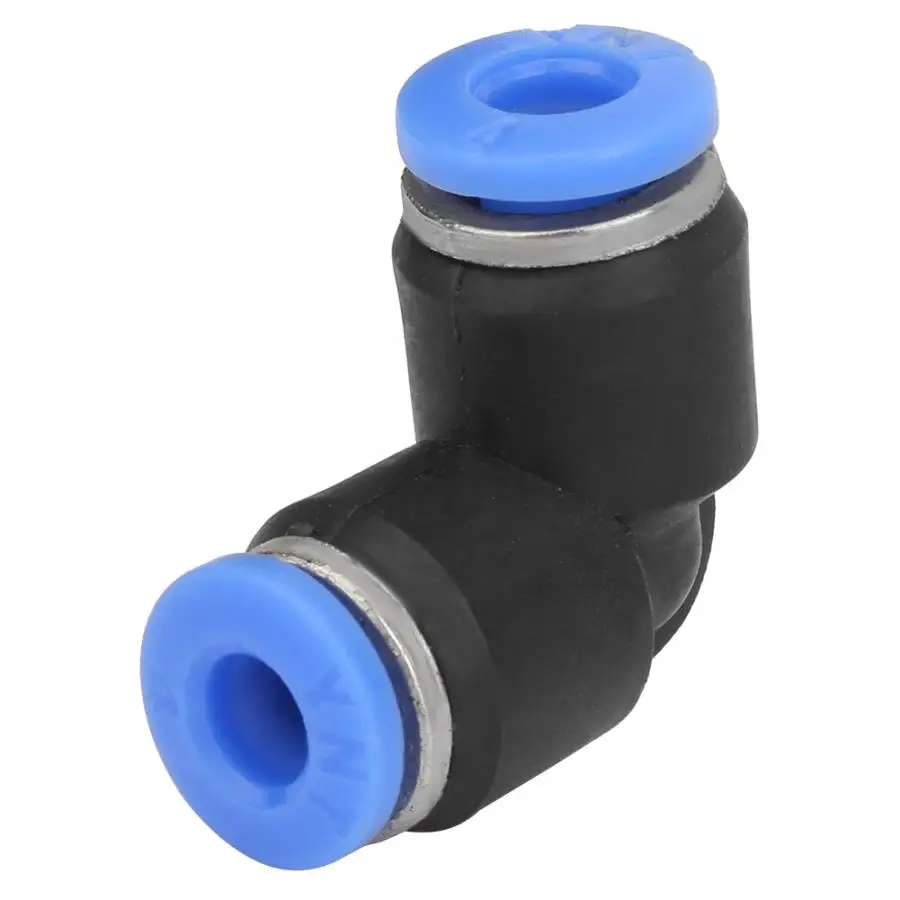 Пневматический фитинг 10 шт Пластиковый равный локоть быстрое подключение