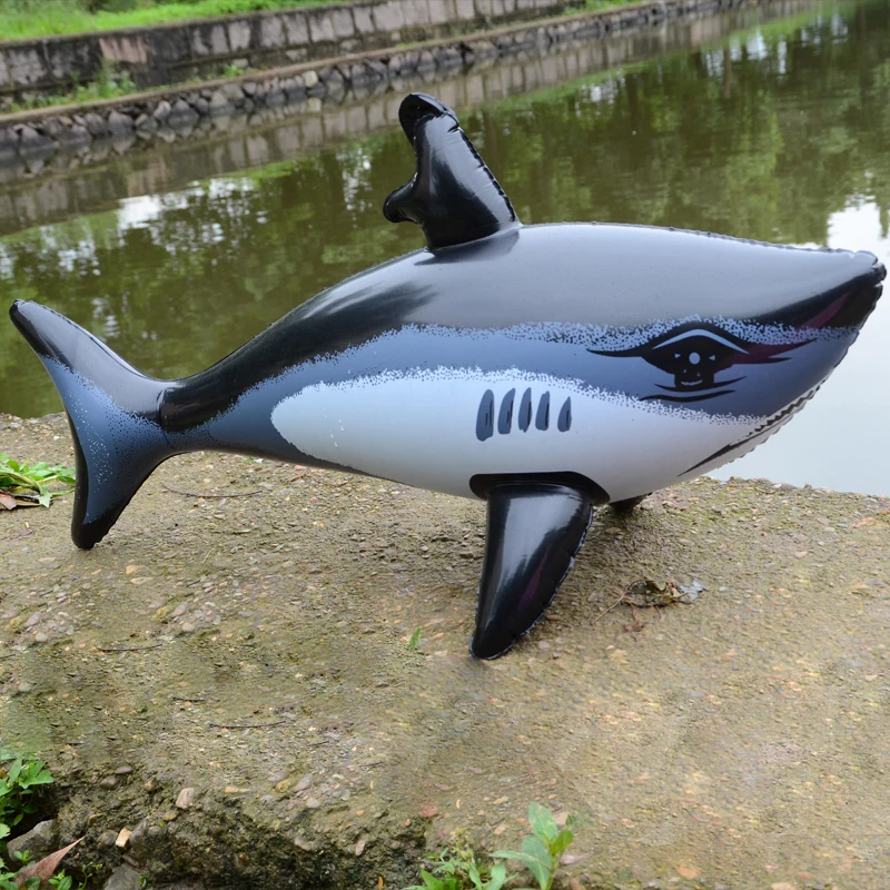 Надувная Модель акулы надувные морские животные Жестокие черные подвесные