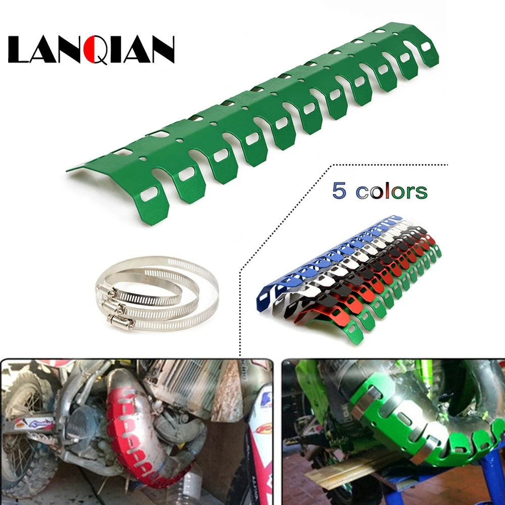 Защитный кожух для выхлопной трубы Kawasaki KX 125 250 65 85 100 250F 450F KFX450R 1998 2016