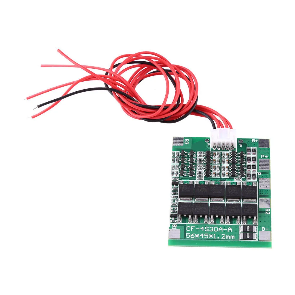 'Best' 4 String 14 8 V 30A BMS Щит защиты печатной платы 18650 Li Ion автоматический выключатель