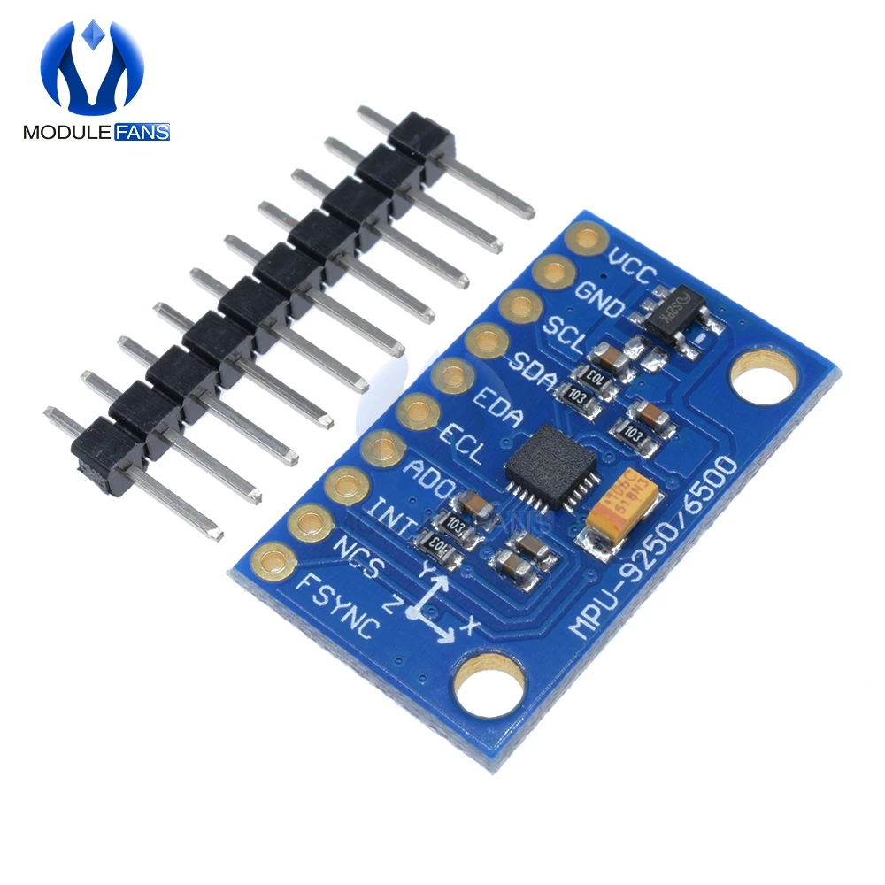 I2C IIC SPI MPU9250 Сенсор модуль MPU 9250 9 ось Отношение гироскопа ускоритель + магнитометр