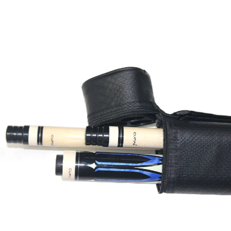 Case B Новая подушка CUPPA 3 бильярдная ручка с 2 валами черный чемоданчик для бильярдного кия набор мел, перчатка - Цвет: Case B