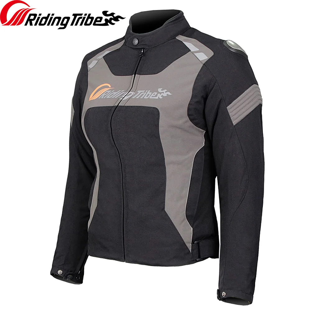 Women - Gray Jacket Мужская Женская мотоциклетная куртка, брюки, водонепроницаемая зимняя куртка для верховой езды, наездник, тяжелая защитная одежда, встроенная теплая подкладка JK-56 - Цвет: Women - Gray Jacket