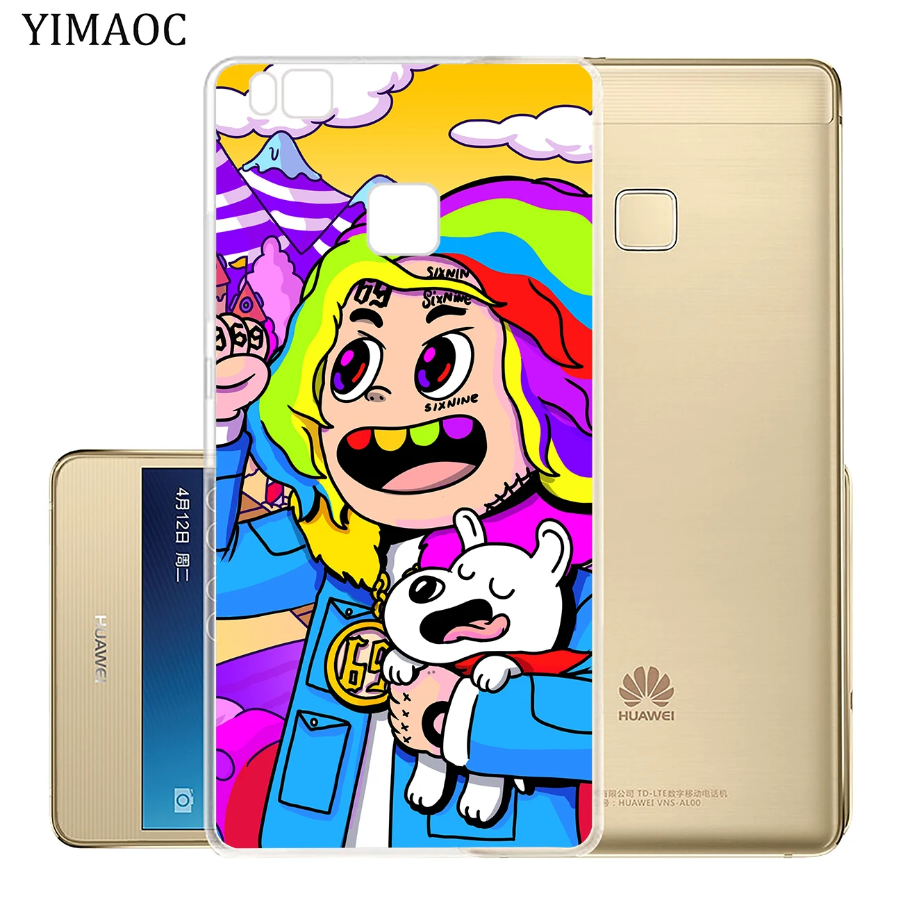 YIMAOC хоп рэппер Tekashi 69 6ix9ine тонкий мягкий чехол для Huawei Y7 Y6 Y9 Prime 2018 Honor 20 10 8 8C 8X 9X 9 Lite 7X