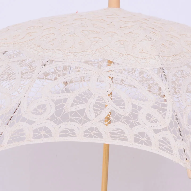 Свадебный зонт ручной работы QUNYINGXIU классический деревянный зонтик с вышивкой в