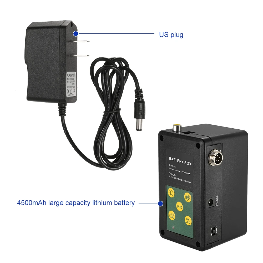 Подводная камера Lixada рыболокатор с 7 дюймовым монитором поворот на 360 градусов