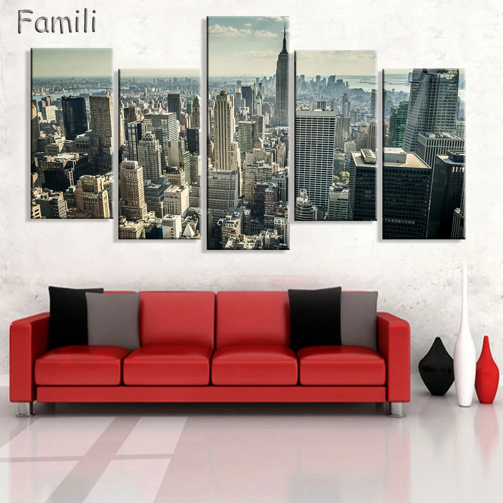 Большая Современная фотография Подсолнух Нью Йорка Художественная печать 5