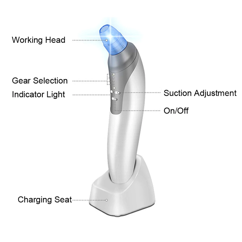 Вакуумный инструмент для удаления угрей электронный прибор прыщей лица пор