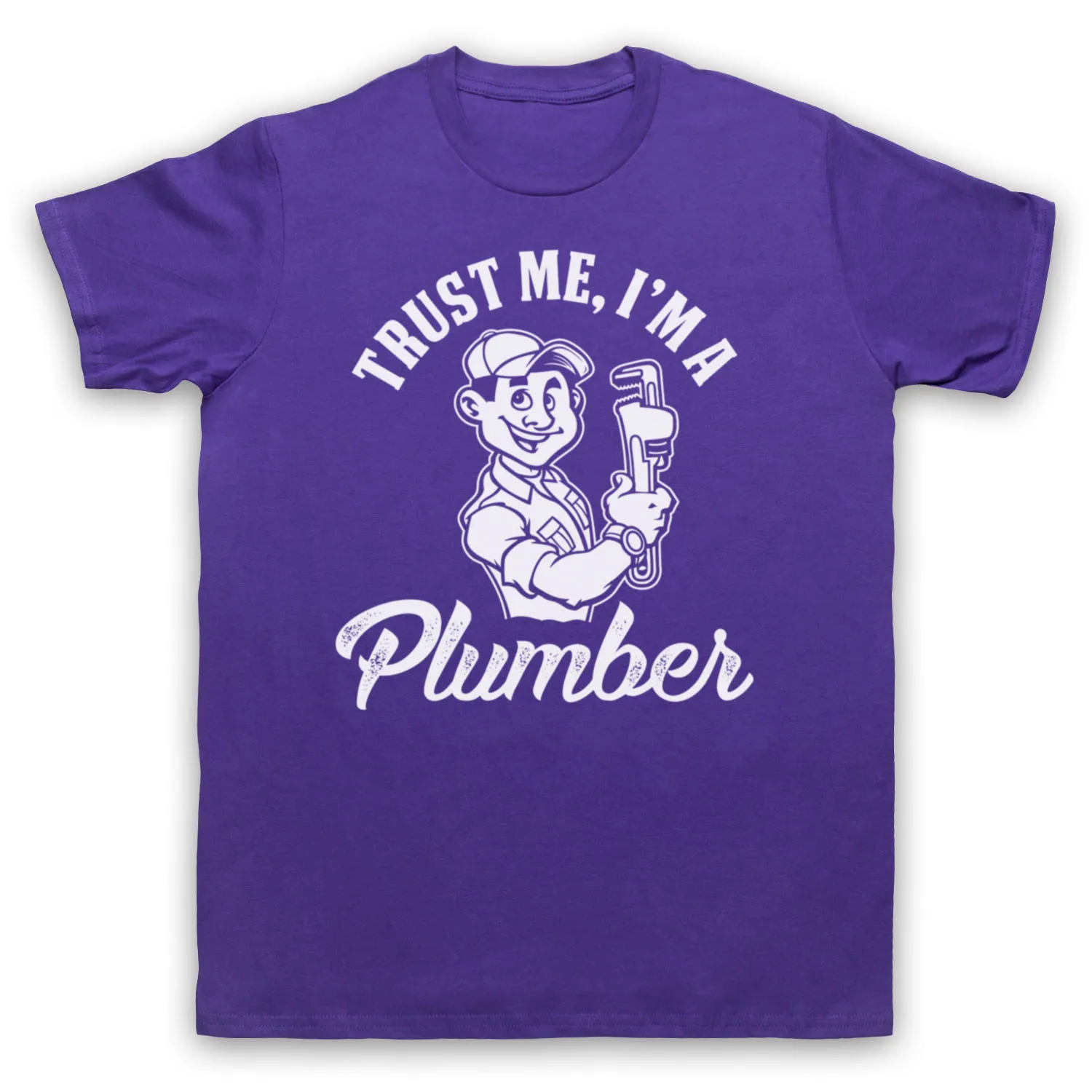 Футболка мужская с надписью Trust Me I A Plumber смешная одежда для работы смешной