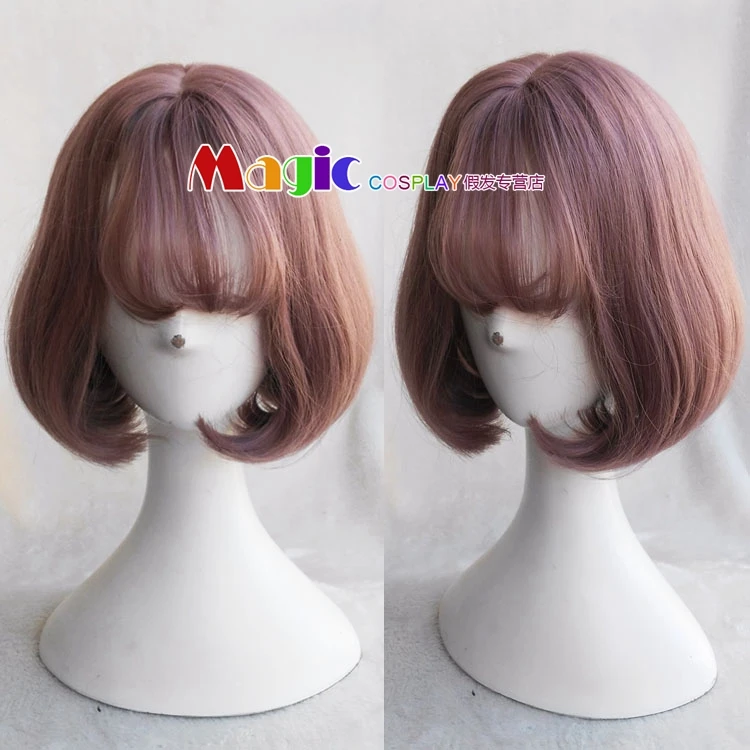 

Movie A Silent Voice Nishimiya Shouko Child Girl Short Cosplay Wig The Shape of Voice Koe no Katachi Straight Synthetic Hair