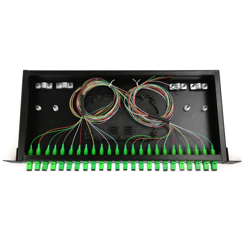 Оптоволоконная Клеммная коробка 24 ядра SC APC с адаптером pigtail порта CATV волоконно