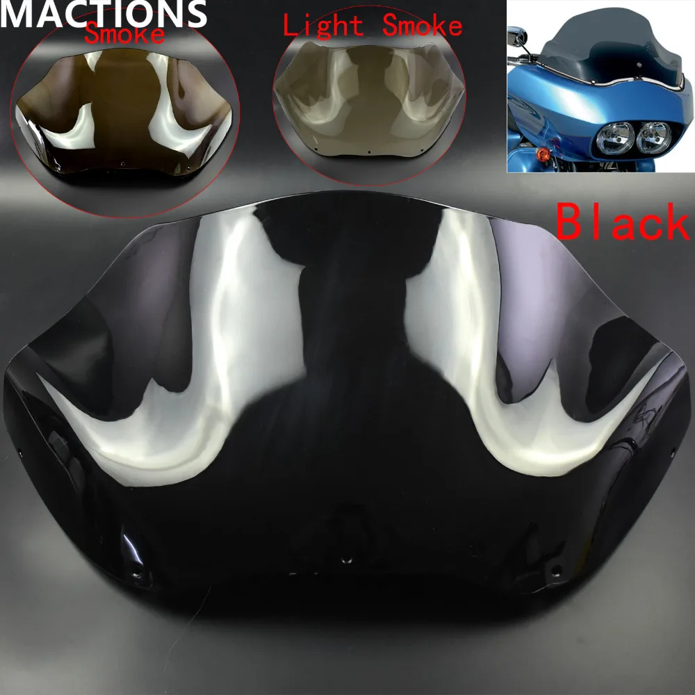 Лобовое стекло для мотоцикла 13 5 дюйма Harley Touring Road Glide Ultra flнастоящей EFI FLTRI FLTR Custom