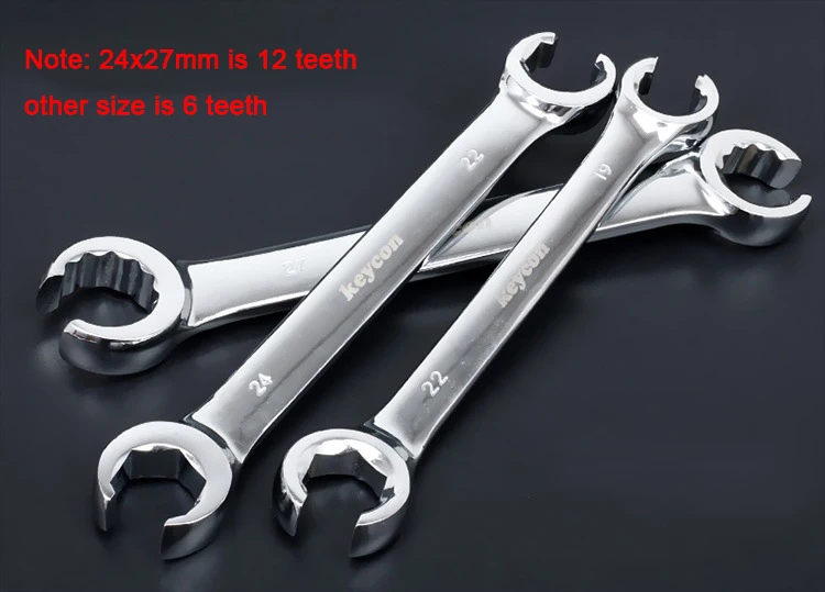 1pcs 6-27mm Double Headed Metric Open End Wrench Six Angle Special Metal Wrenches for Oil Pipe Tubing Spanner Auto Repair Tools |