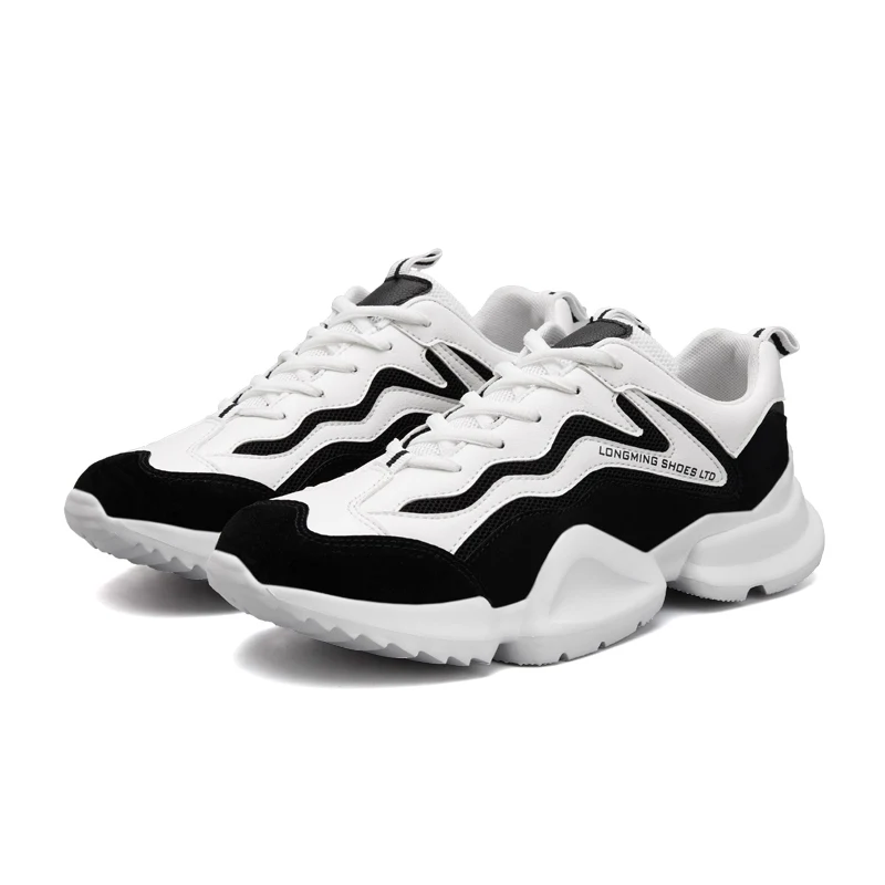 Waterproof PU Leather Men Running Shoes Outdoor Jogging Walking Sneakers Mens Lace Up Athletic Comfortable Free Shipping | Спорт и