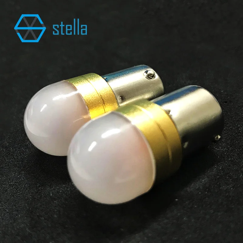 2 шт. автомобильный Стайлинг P21W/1156/BA15S светодиодный лампы 3030 SMD чип 3D объектив 360