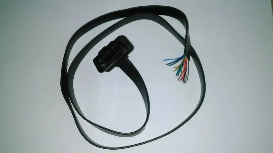 Оптовые виды автомобильных разъемов OBD II OBD2 16Pin штекер разъем кабель Fly Lead 2 16 PIN