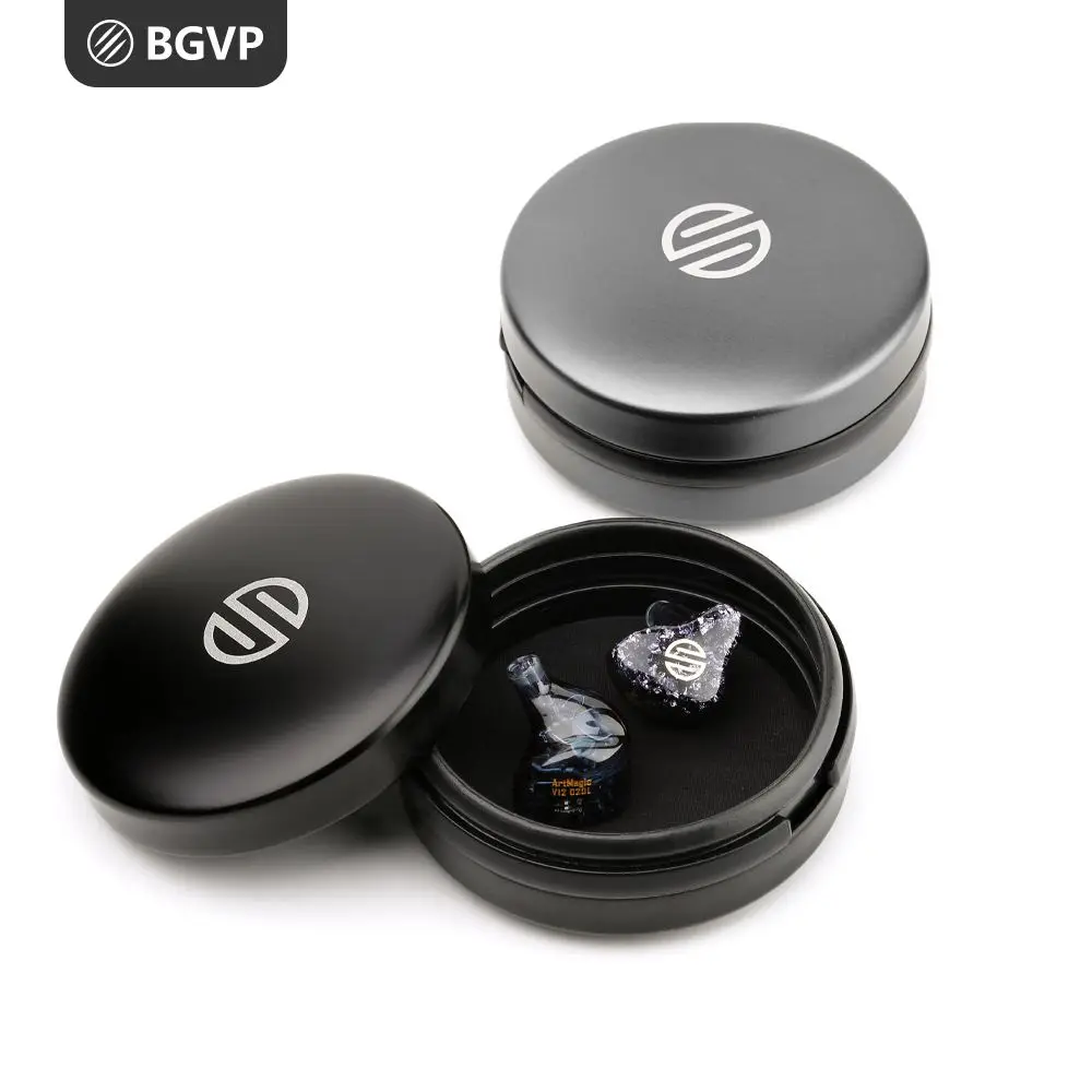 BGVP алюминиевый сплав HIFI наушники коробка внутренний хлопок Защитный металлический чехол для BGVP DM6 DMS DM7 Внутриканальные наушники